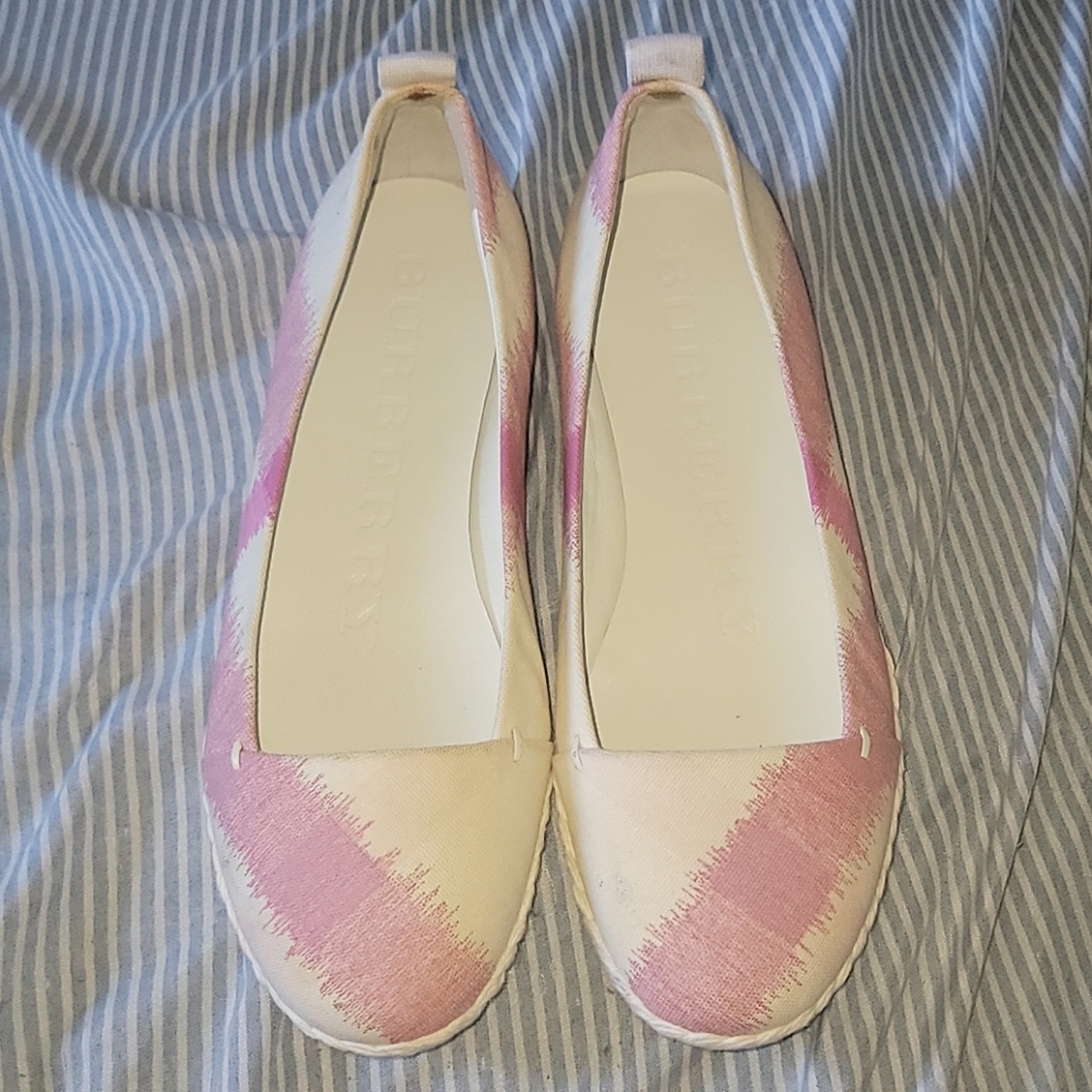 Burberry slip ons